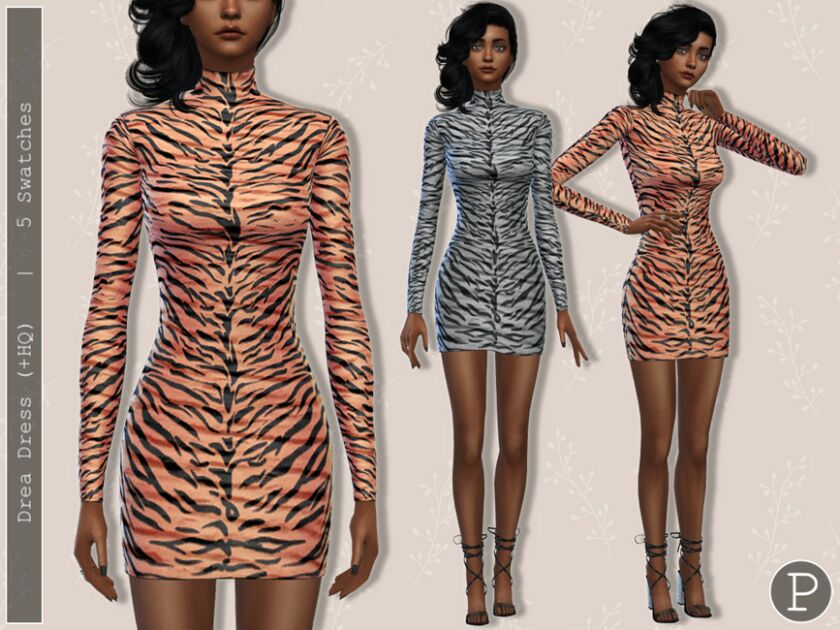 Drea Dress Sims 4 CC