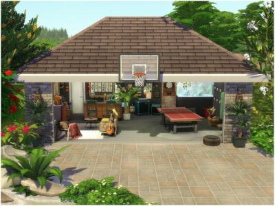 Dream Garage Sims 4 CC