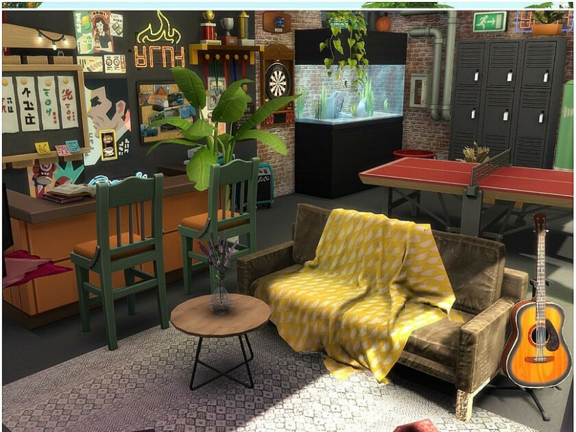 sims 4 cc dream garage by lotsbymanal 5