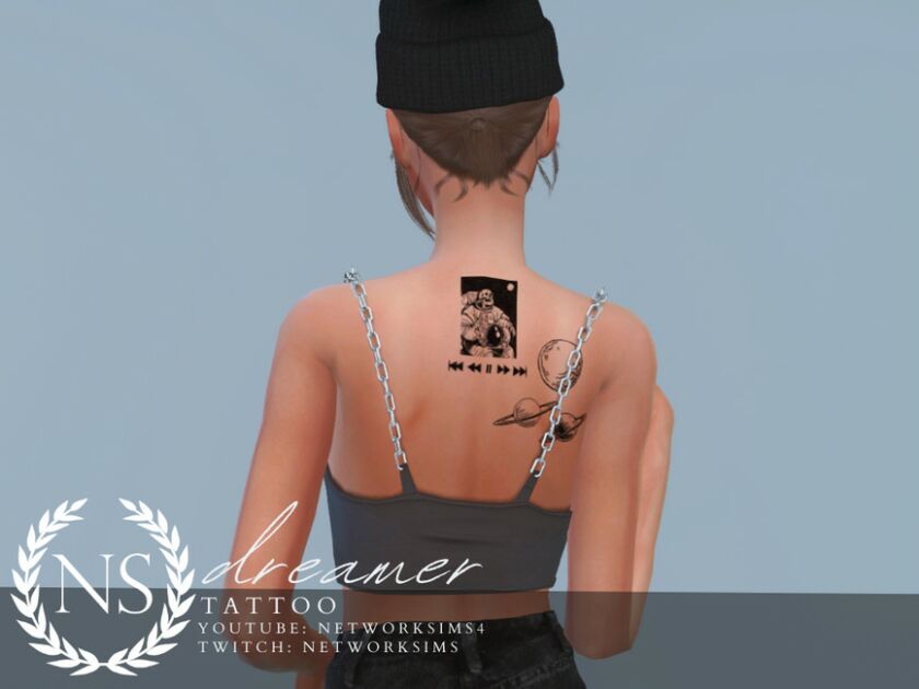 Dreamer Tattoo – Networksims Sims 4 CC