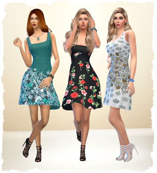 sims 4 cc dress seasons by chalipo at all 4 sims 2