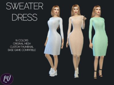 Dress VOL.5 By Linavees Sims 4 CC