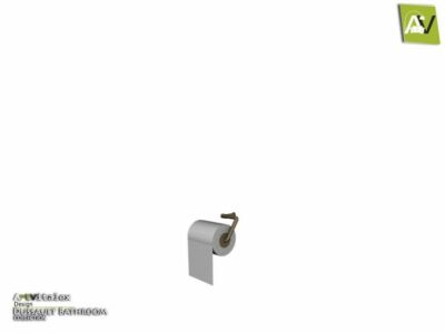 Dussault Toilet Paper Holder Sims 4 CC