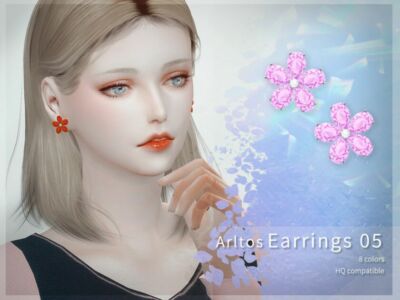 Earrings 5 By Arltos Sims 4 CC