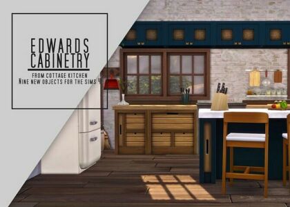 Edwards Kitchen Cabinetry Sims 4 CC