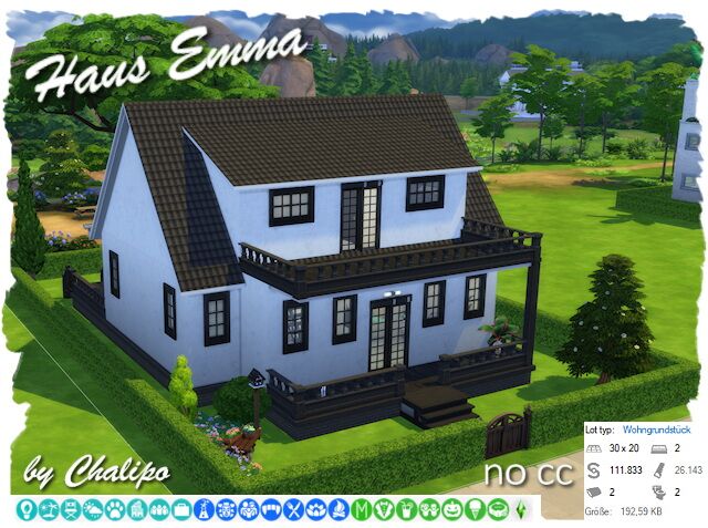 Emma Home By Chalipo Sims 4 CC