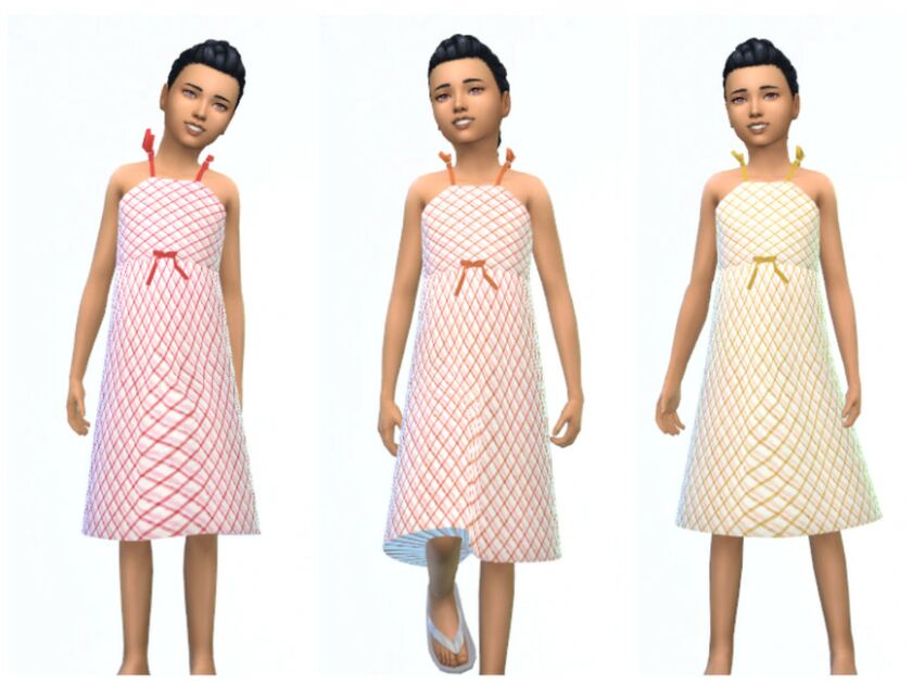 sims 4 cc erinaok girls dress 0707 by erinaok 3