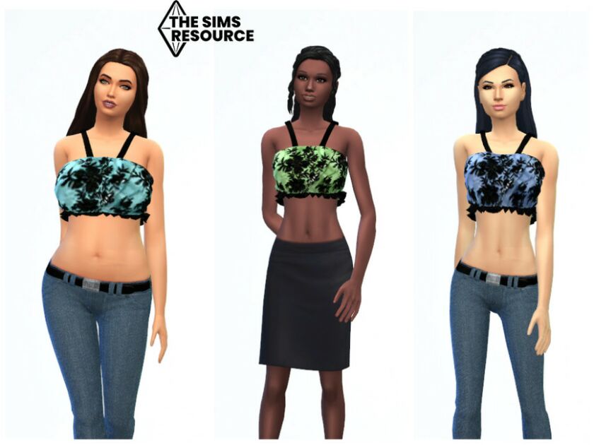 Erinaok Women’S TOP 0726 By Erinaok Sims 4 CC