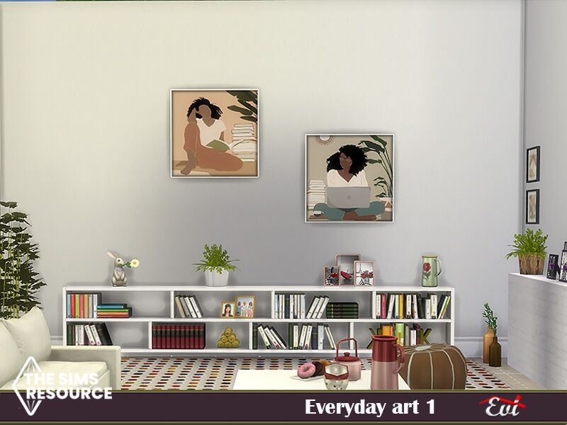 sims 4 cc everyday art 1 by evi 2