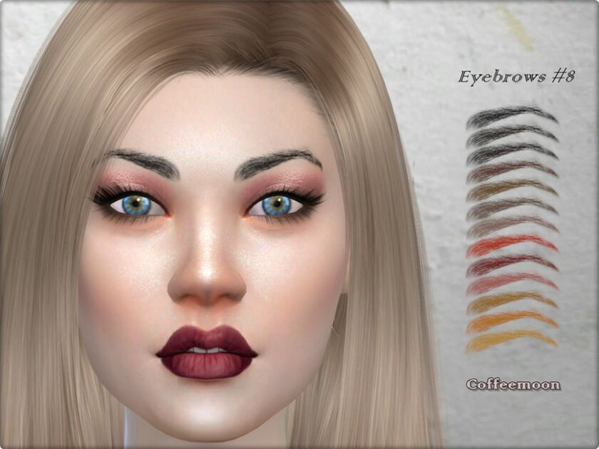 Eyebrows #8 By Coffeemoon Sims 4 CC