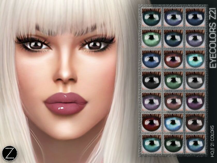 Eyecolors Z21 By Zenx Sims 4 CC