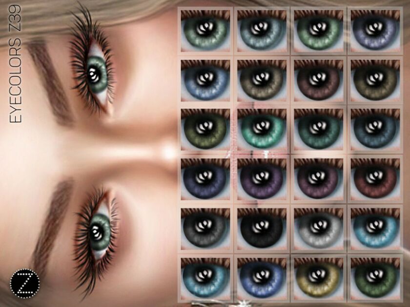 Eyecolors Z39 By Zenx Sims 4 CC