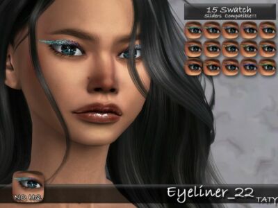 Eyeliner 22 By Tatygagg Sims 4 CC