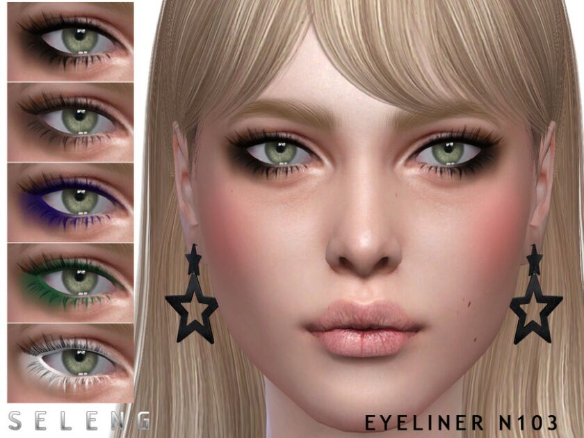 Eyeliner N103 By Seleng Sims 4 CC