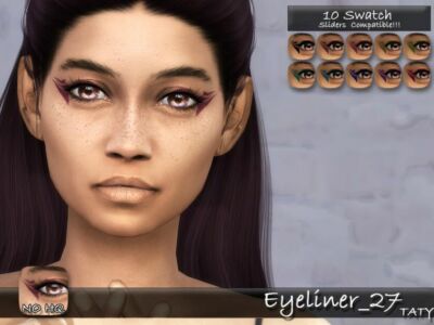 Eyeliner_27 By Tatygagg Sims 4 CC