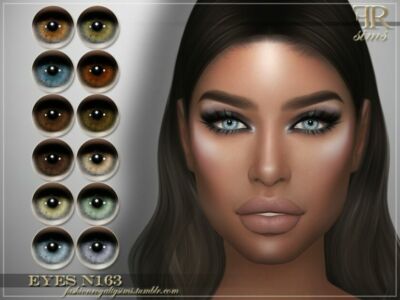 Eyes N163 By Fashionroyaltysims Sims 4 CC