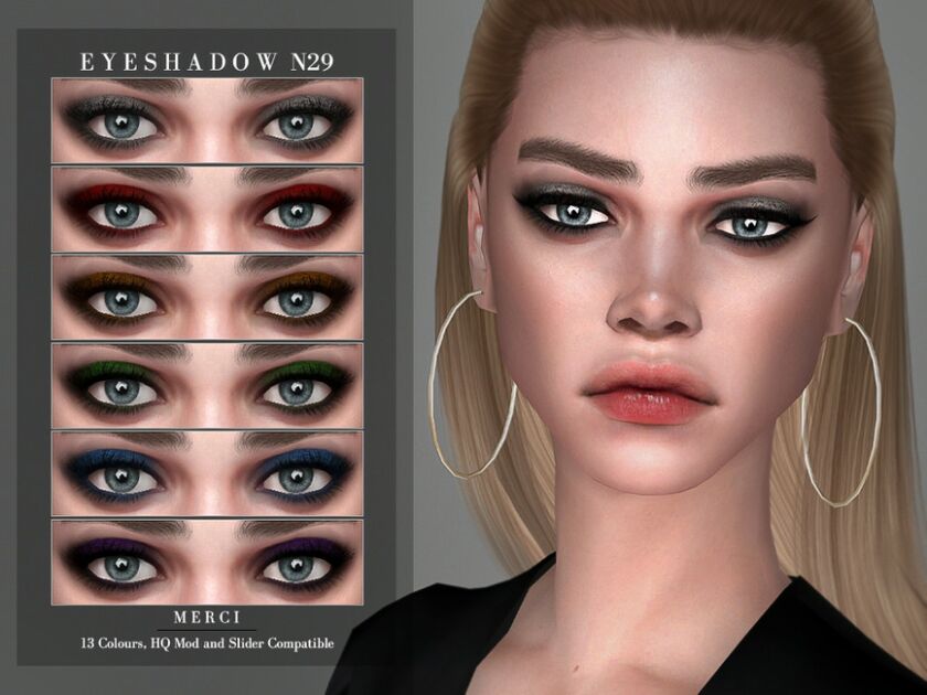 Eyeshadow N29 By ‘-Merci-‘ Sims 4 CC