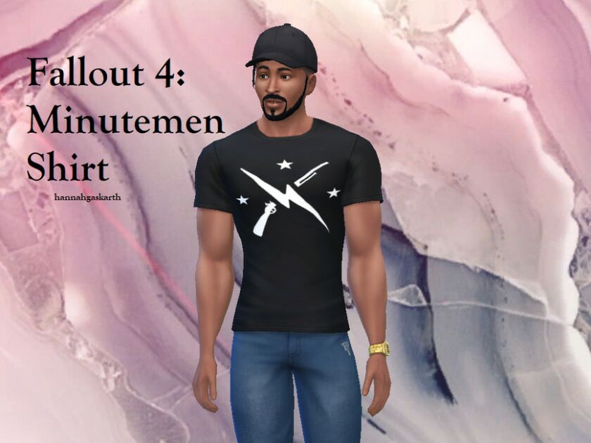 Fallout 4: Minutemen Shirts [SET] By Hannahgaskarth Sims 4 CC