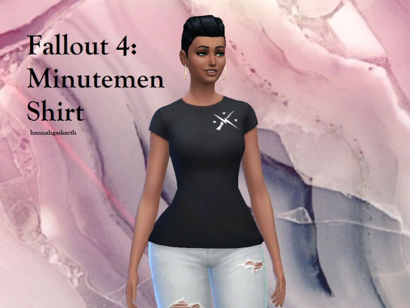 sims 4 cc fallout 4 minutemen shirts set by hannahgaskarth 2