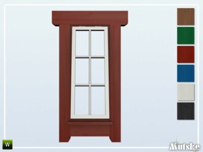 Fana Window Counter Small Open Single 2×1 By Mutske Sims 4 CC