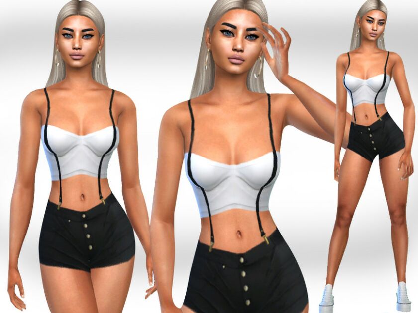 Female Shorts Outfit Sims 4 CC