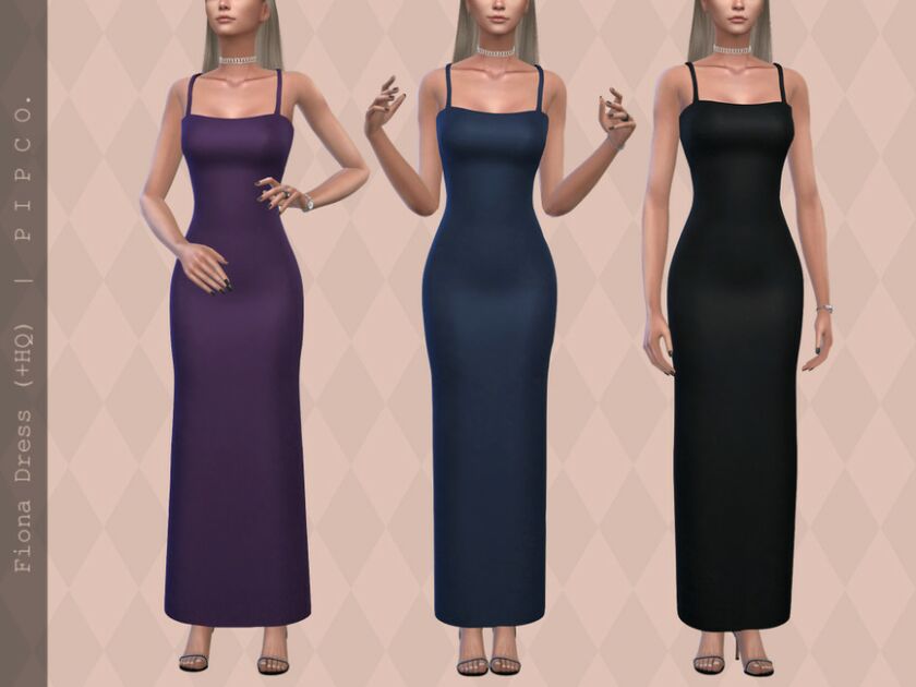 Fiona Dress Sims 4 CC