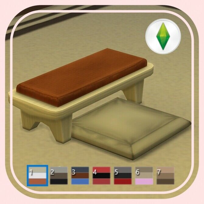 Floor Cushion Highchair By Bluehorse Sims 4 CC