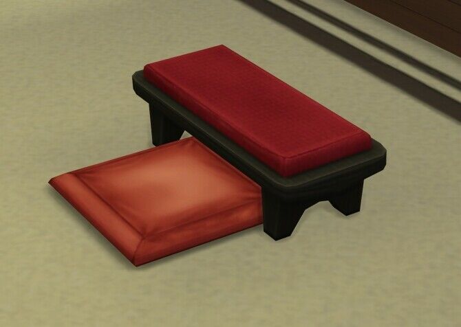 sims 4 cc floor cushion highchair by bluehorse 4