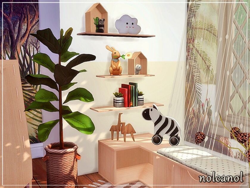 sims 4 cc forest kids room tsr cc only by nolcanol 3