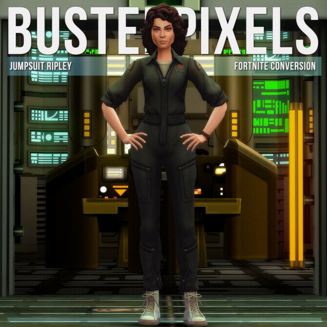 Fortnite Jumpsuit Ripley Conversion/Edit Sims 4 CC