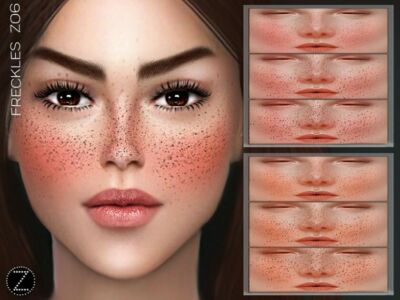 Freckles Z06 By Zenx Sims 4 CC