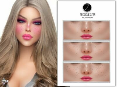 Freckles Z19 By Zenx Sims 4 CC