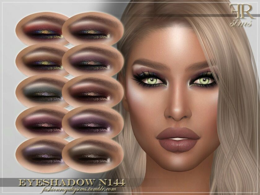 FRS Eyeshadow N144 By Fashionroyaltysims Sims 4 CC