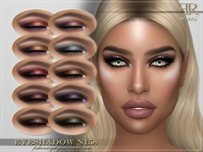 FRS Eyeshadow N158 By Fashionroyaltysims Sims 4 CC