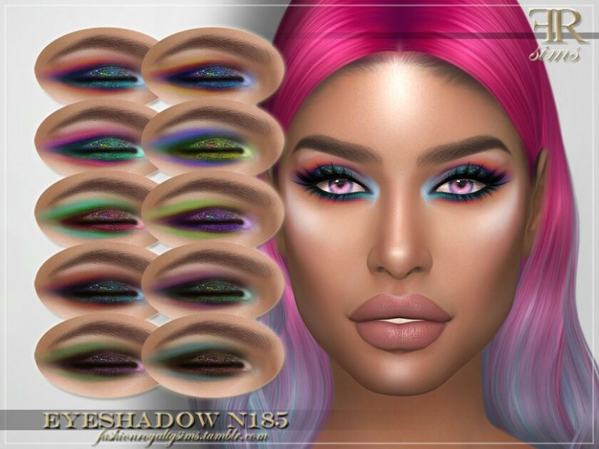 FRS Eyeshadow N185 By Fashionroyaltysims Sims 4 CC