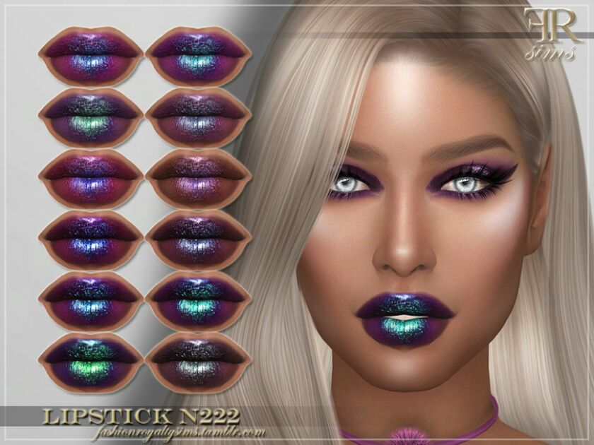 FRS Lipstick N222 By Fashionroyaltysims Sims 4 CC