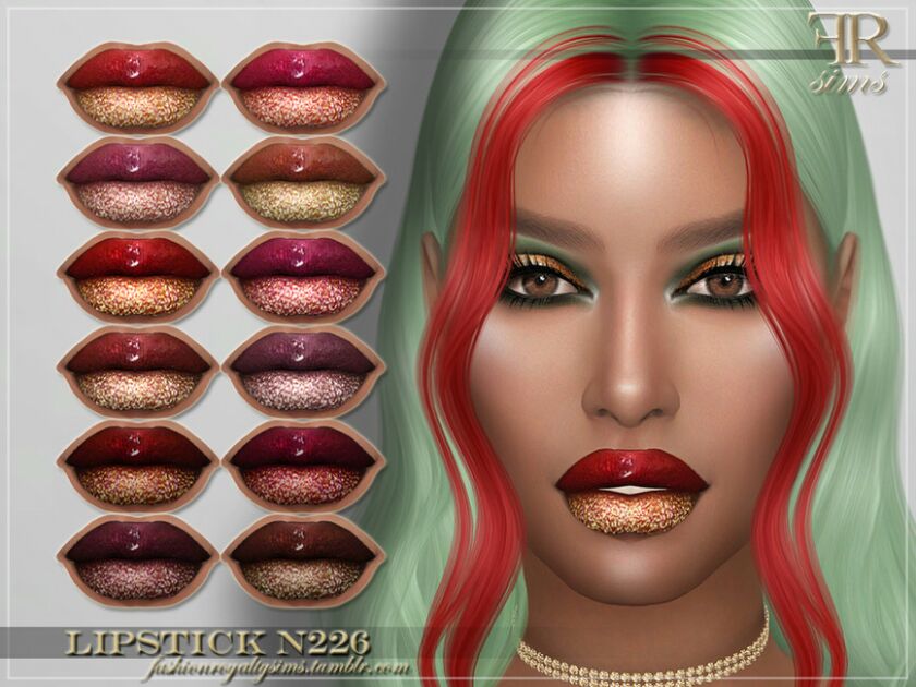 FRS Lipstick N226 By Fashionroyaltysims Sims 4 CC