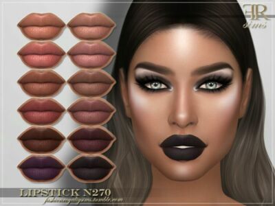 FRS Lipstick N270 By Fashionroyaltysims Sims 4 CC