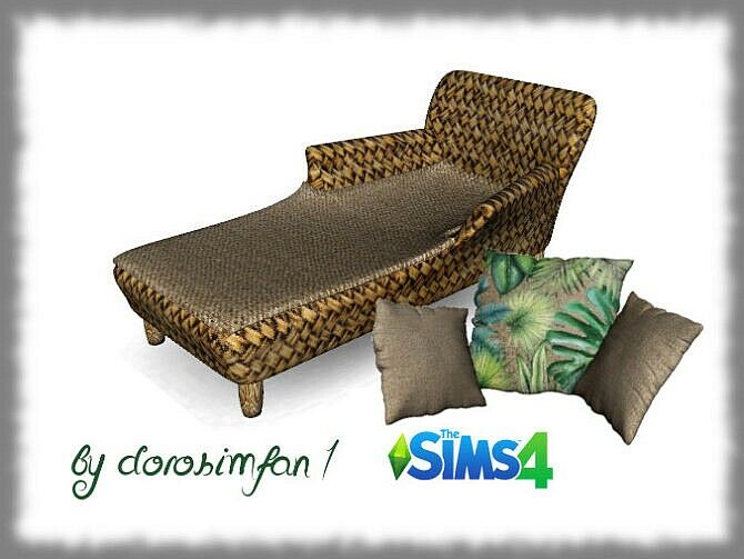 sims 4 cc garden lounger by dorosimfan1 3