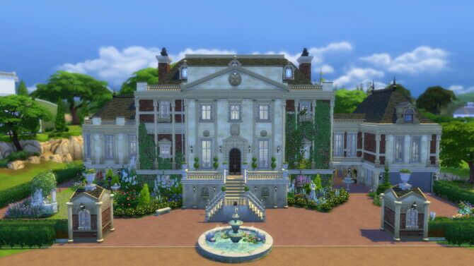 Georgian Dream Mansion Sims 4 CC