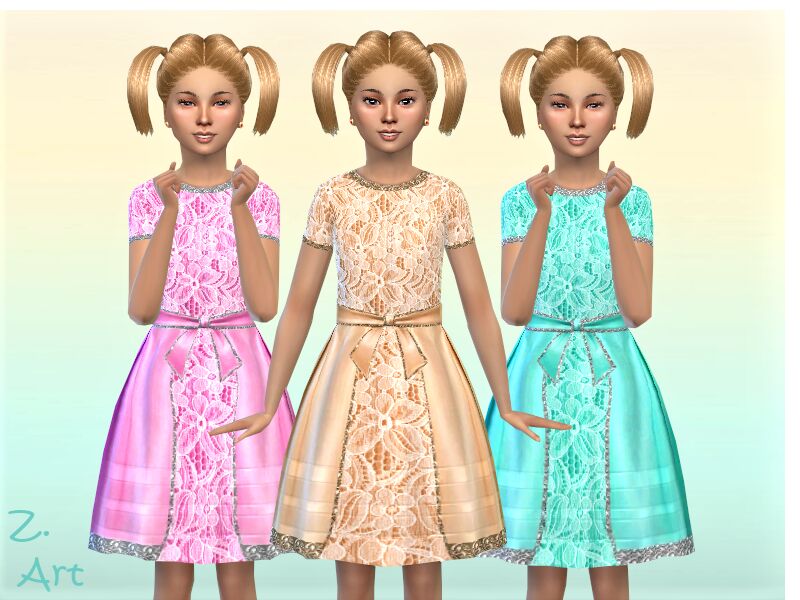 Girlz. 26 Dress Sims 4 CC