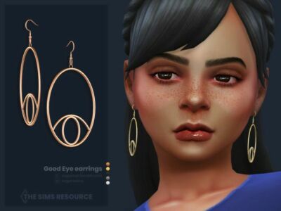 Good EYE Earrings | Kids Version Sims 4 CC