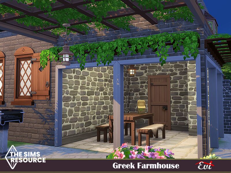 sims 4 cc greek farmhouse with tsr only cc by evi 4