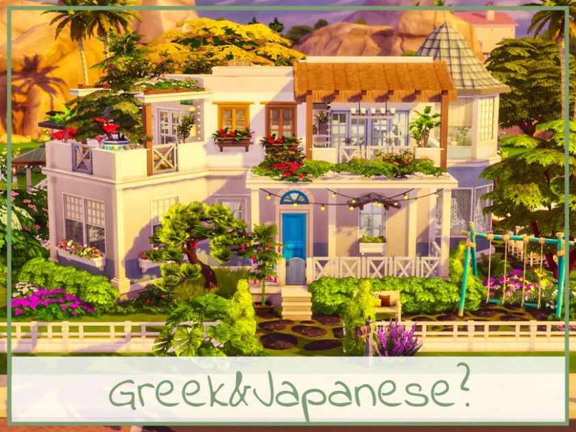 Greek&Japanese? Sims 4 CC