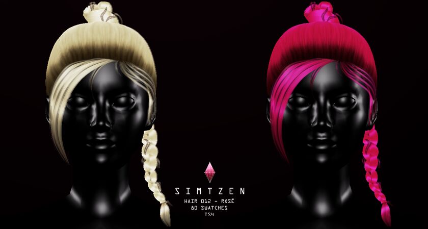 H012 – Blackpink ROSÉ by Simtzen Sims 4 CC