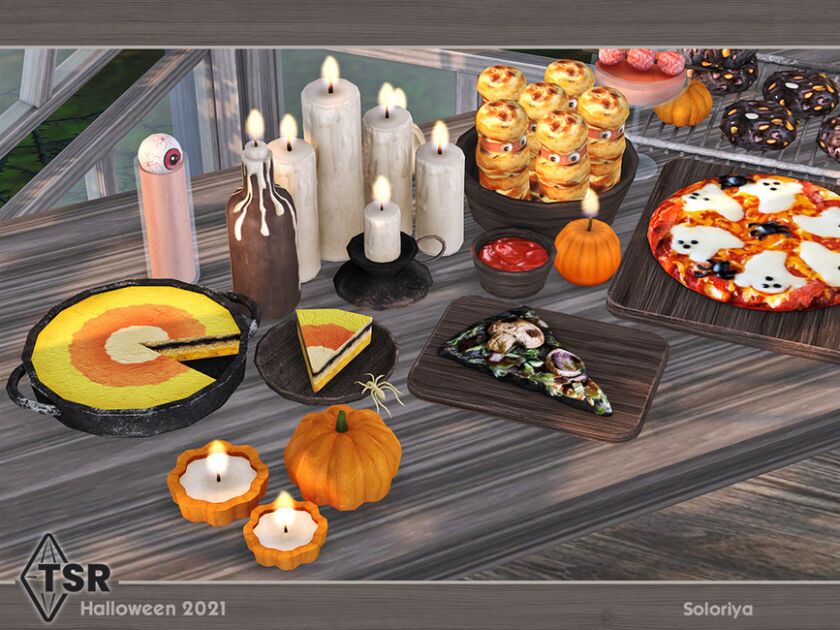 sims 4 cc halloween 2021 decor by soloriya 3