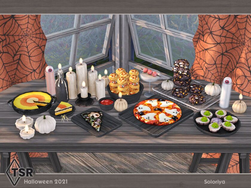 sims 4 cc halloween 2021 decor by soloriya 4