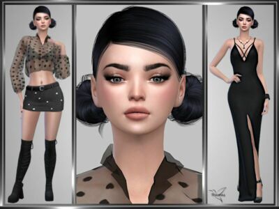 Helene Houry By Trasras Sims 4 CC