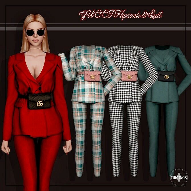 Hipsack & Suit By Rimings Sims 4 CC