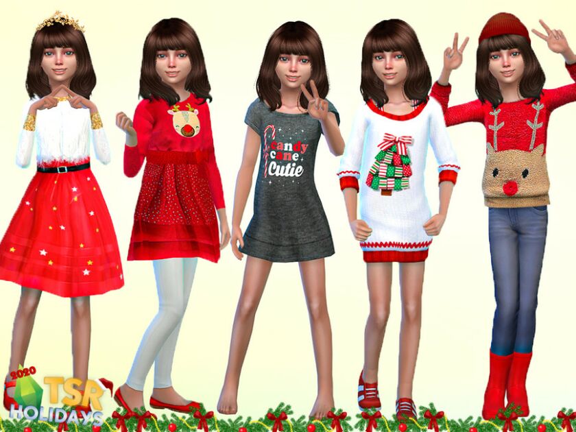 sims 4 cc holiday wonderland ava meyers 2